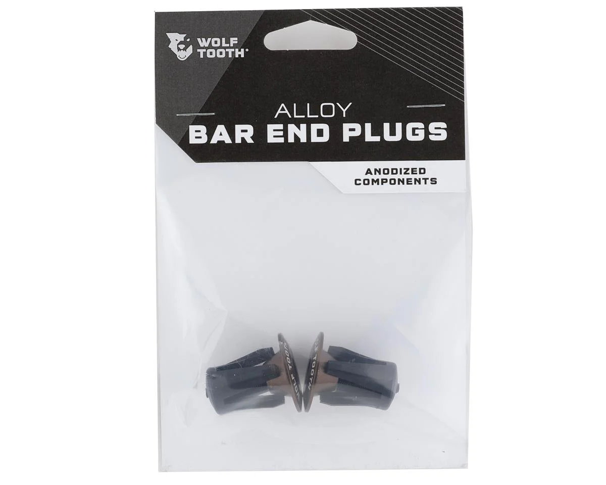 Wolf Tooth Components Alloy Bar End Plugs (Espresso) - view 2